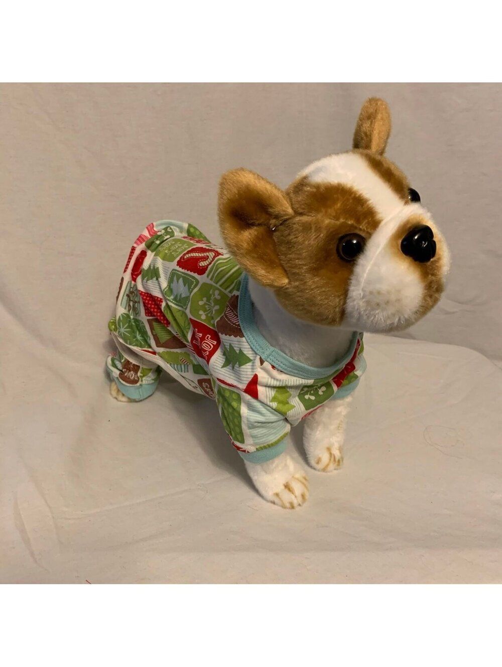 Christmas Doggie Wonsie Pajamas Sz M
